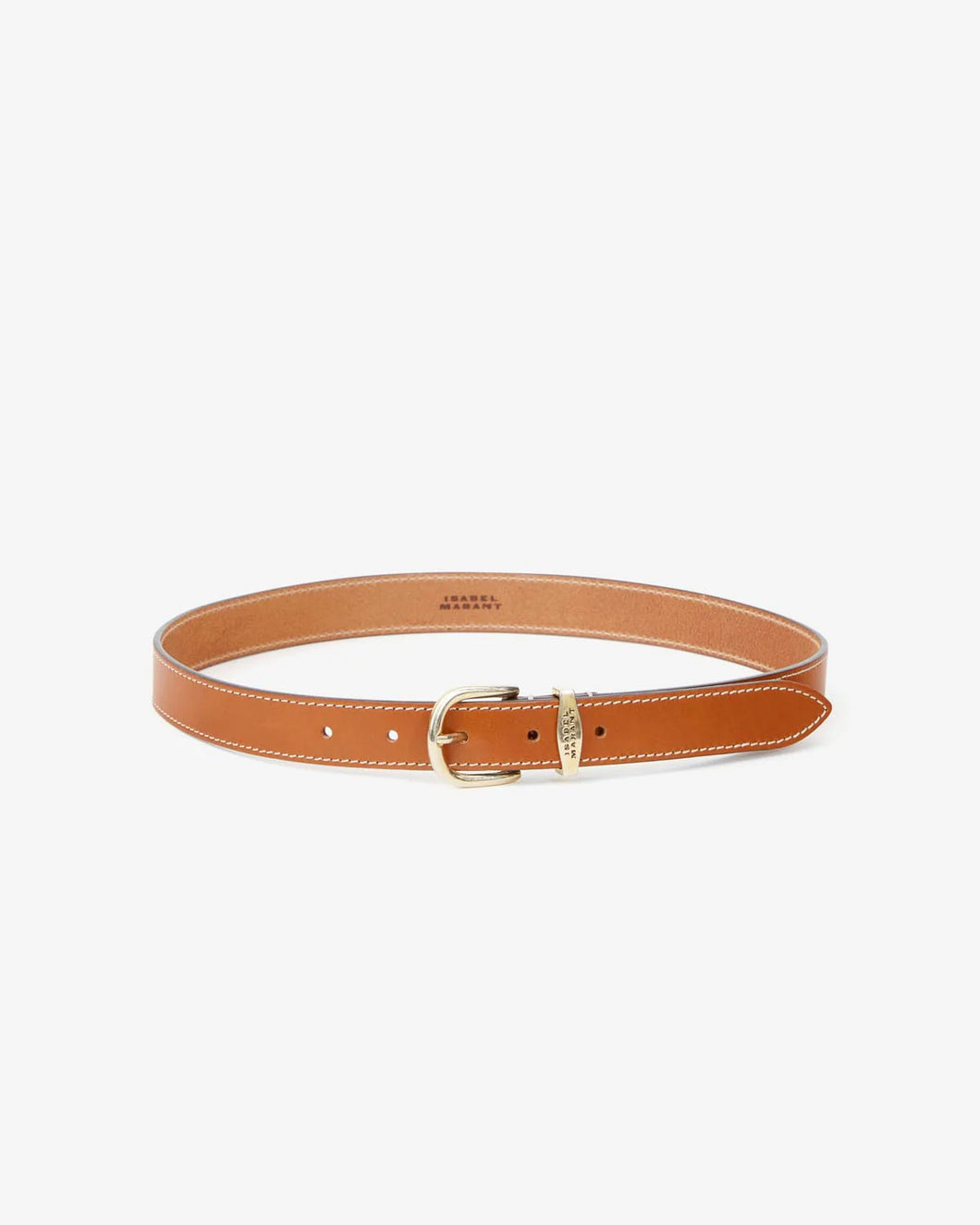 Zadd Belt in Natural/Gold