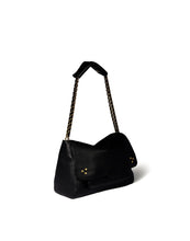 Load image into Gallery viewer, Lulu M Bag in Noir Brass Calfskin
