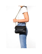 Load image into Gallery viewer, Lulu M Bag in Noir Brass Calfskin
