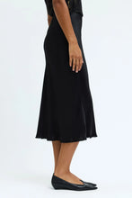 Load image into Gallery viewer, Tinsley Bias Skirt in Black
