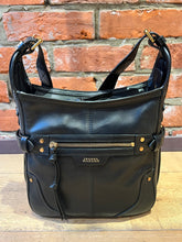 Load image into Gallery viewer, Sierra Hobo Shoulder Bag in Black
