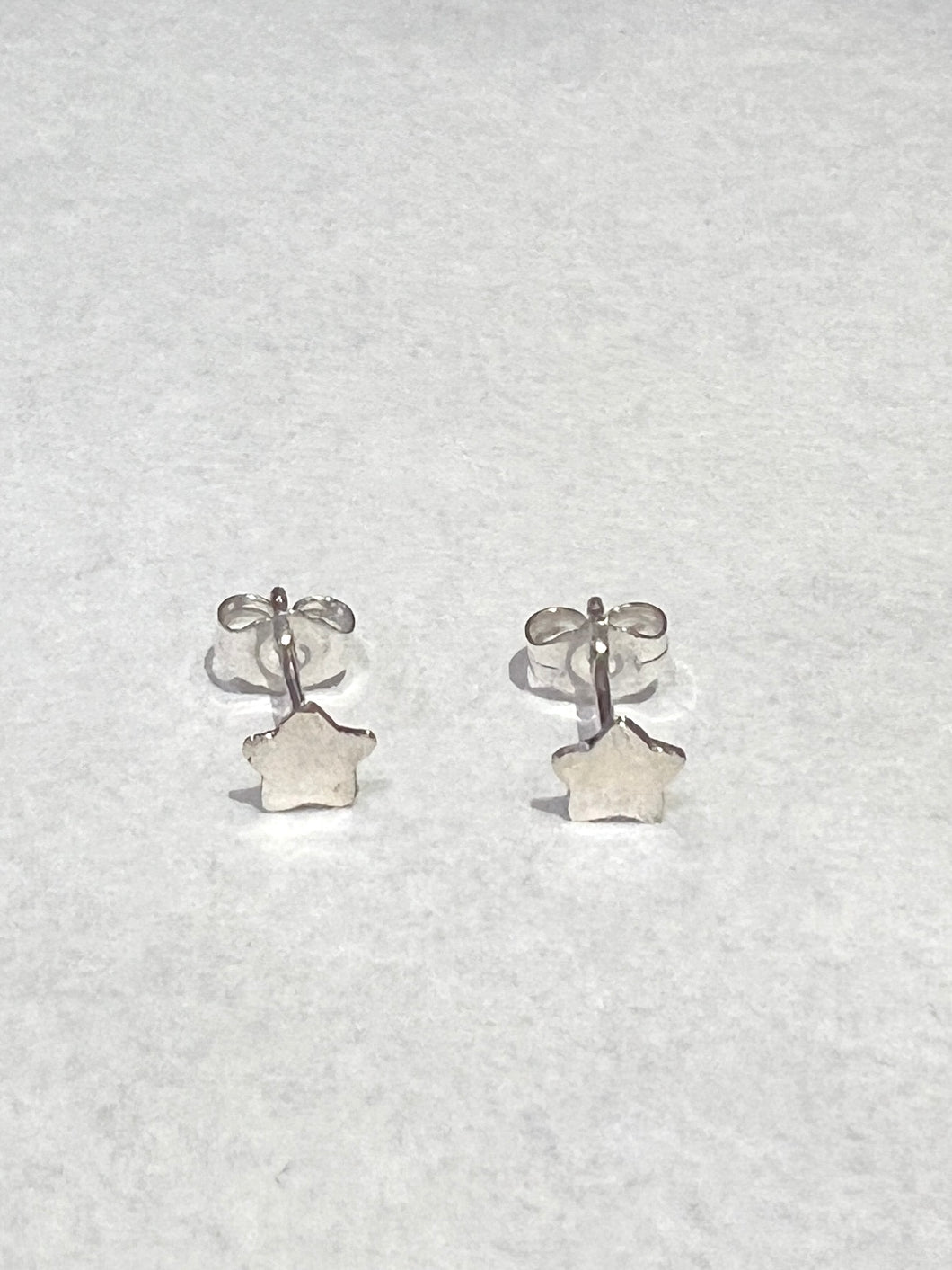 Star Stud Earrings in Silver