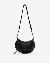 Load image into Gallery viewer, Mini Moon Bag in Black/ Silver
