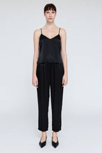 Load image into Gallery viewer, Mona Cropped Cami in Black
