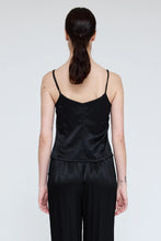 Load image into Gallery viewer, Mona Cropped Cami in Black
