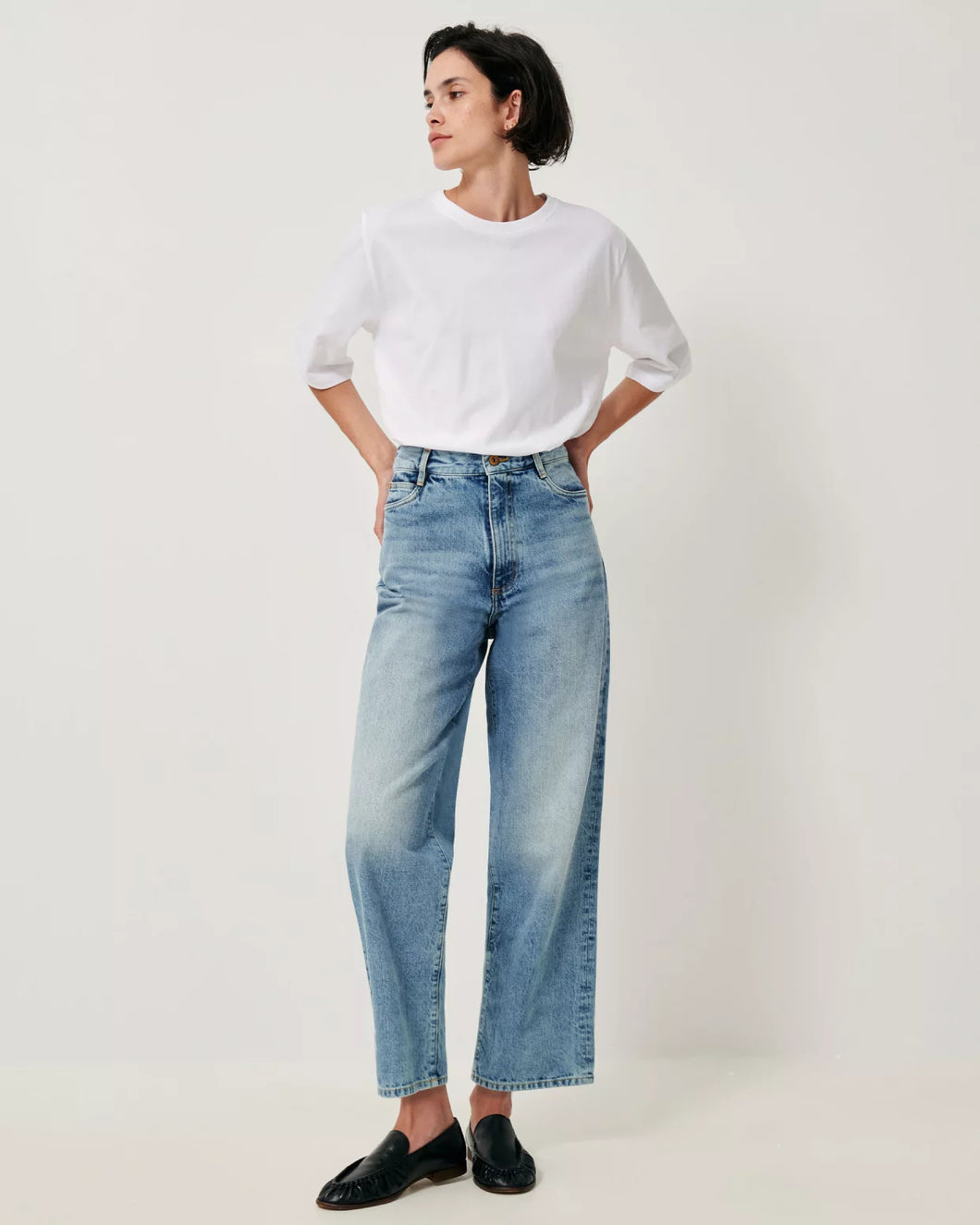 Bay Cruise High Waisted Jeans Astral Blue