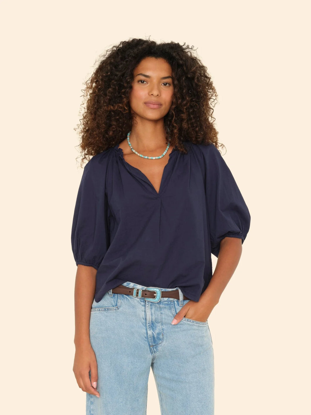 Jules Top in Navy